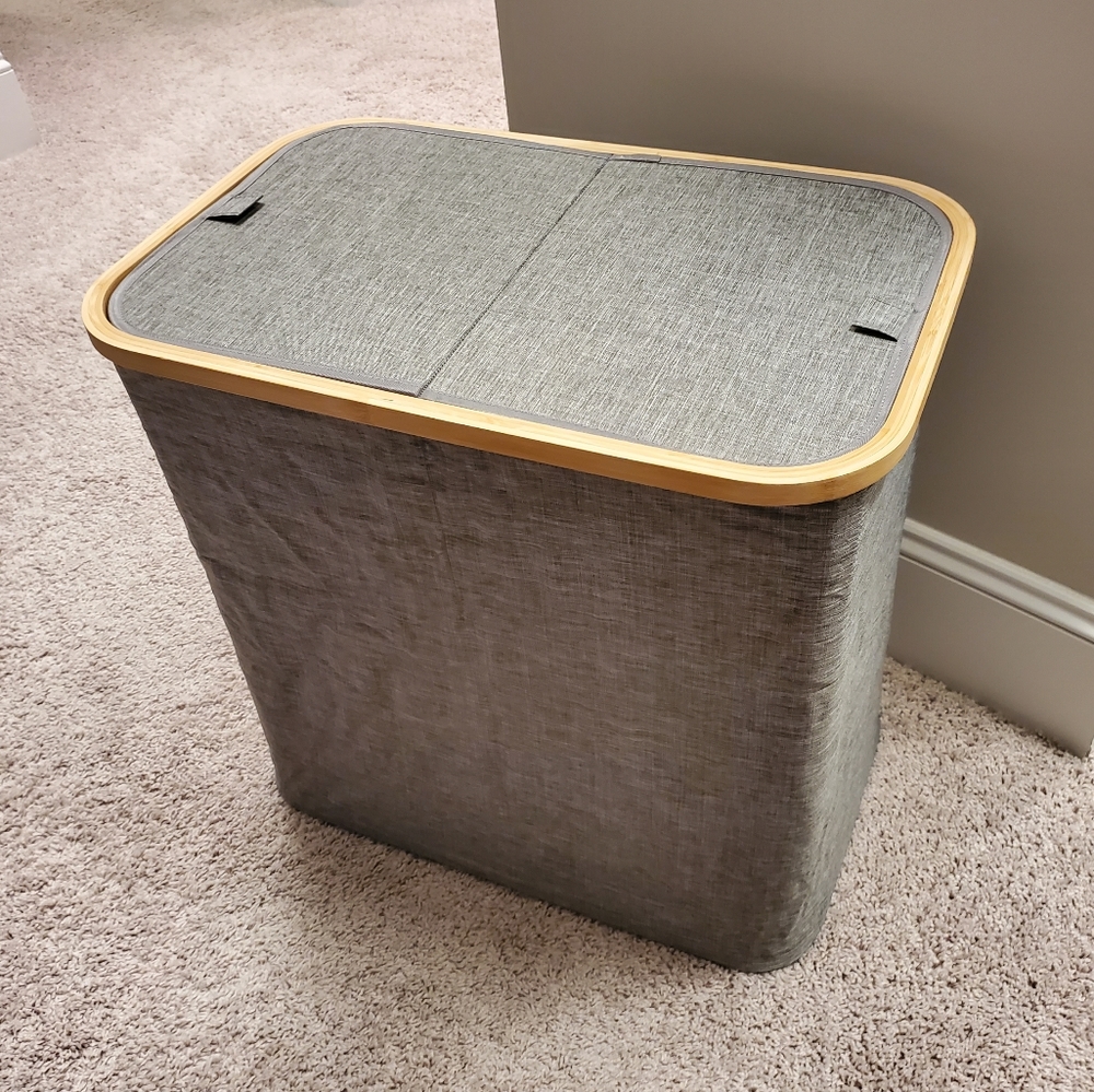 NEW Collapsible Storage or Laundry Hamper w/Lid